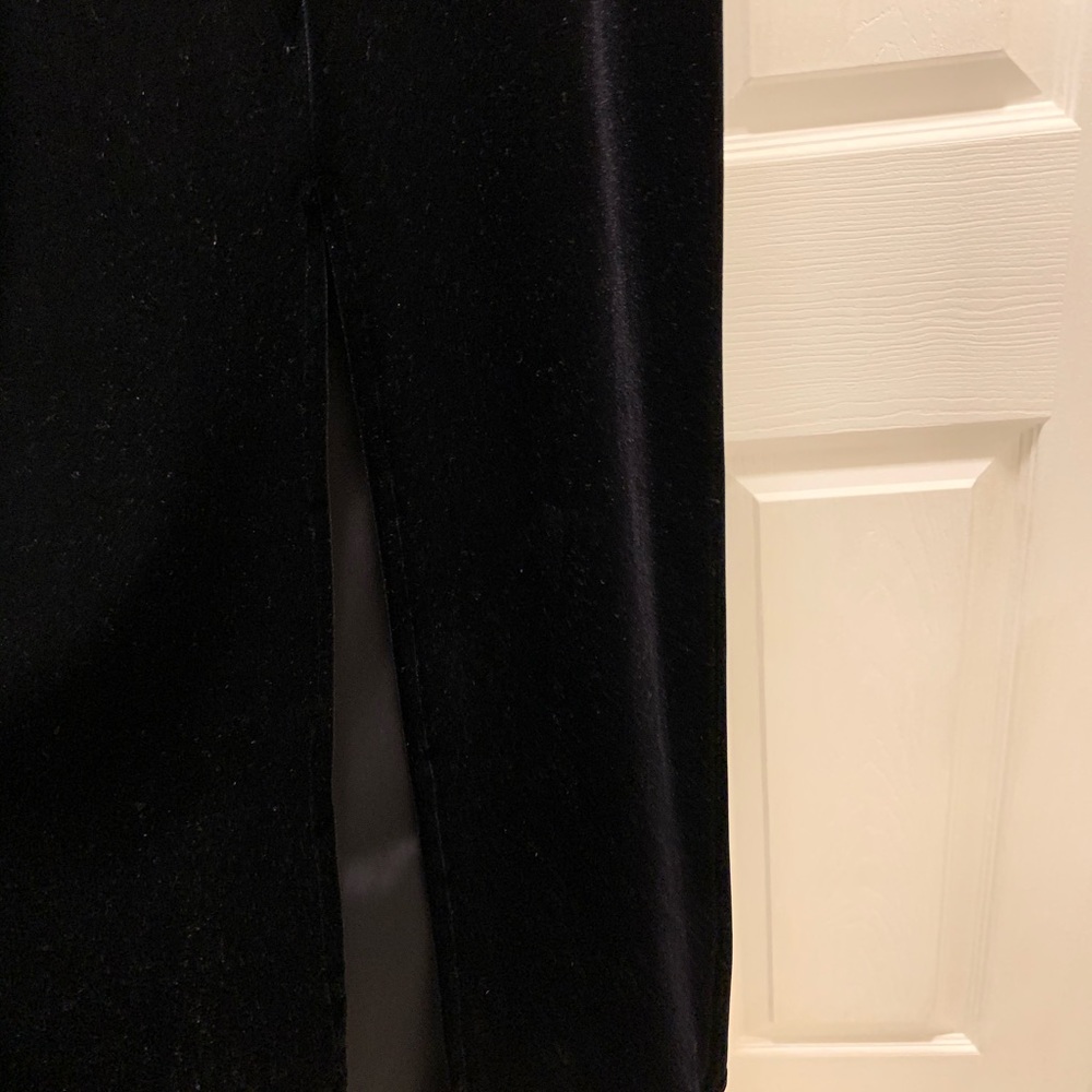 Long black velvet holiday dress! - Picture 3 of 7
